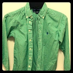 Youth boys Ralph Lauren Polo collar shirt